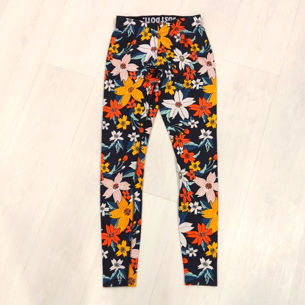 Nike floral cotton blend tight size XS